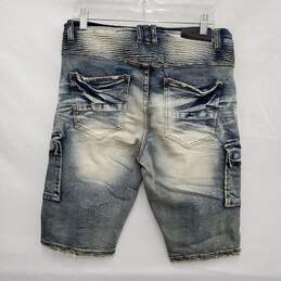 Supply & Demand MN's Skinny Fit Distressed Denim Jean Shorts Size 36 XL