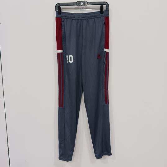 Adidas Men's Colorado Rapids Regular Fit Tapered Leg Track Soccer Pants Size S NWT image number 1