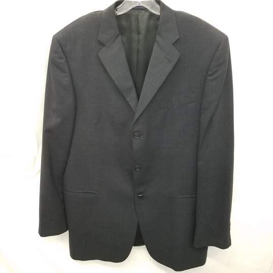 Burberry London Black Wool Men's Suit Jacket image number 1