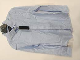 Men's Light Blue Long Sleeve Dress Shirt Size S NWT