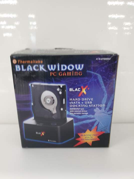 Thermaltake Black Widow ST0005U Hard Drive eSata + USB Docking Station image number 1