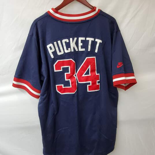 Nike Minnesota Twins Cooperstown Throwback Baseball Jersey Kirby Puckett image number 2