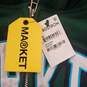 Ma®ket Unisex Green Graphic Zip Up S NWT image number 6