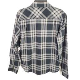 Brixton Men Black Plaid Flannel Button Up Shirt S NWT alternative image
