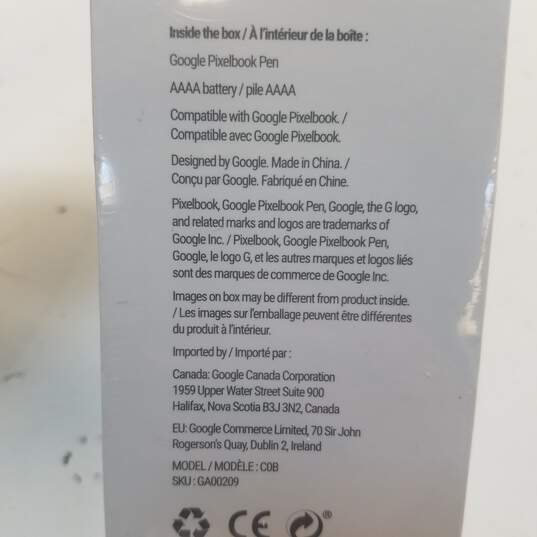 Google Pixelbook Stylus Pen Model COB GA00209 Silver/White image number 4