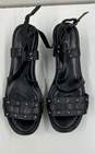 Fossil Leather Strappy Sandals Black 8 image number 5