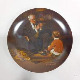 THE BRADFORD EXCHANGE NORMAN ROCKWELL COLLECTOR PLATE IN BOX alternative image