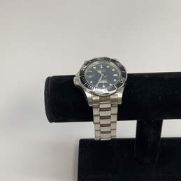 Designer Invicta Silver-Tone Automatic Round Dial Analog Wristwatch
