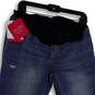 NWT Womens Blue Medium Wash Stretch Pockets Denim Straight Jeans Size 8 image number 3