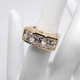 14K Yellow Gold CZ Accent Ring Size 5.25 - 9.5g alternative image
