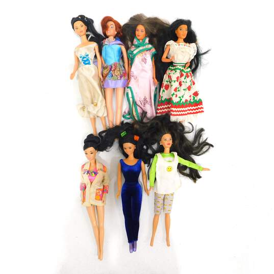 Vintage Mattel Barbie Kira Dolls W/ Disney Pocahontas & Anastasia Dolls image number 1