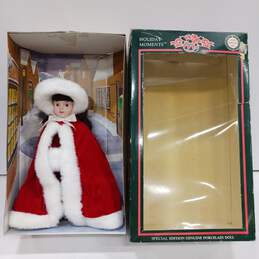 Holiday Moments Special Edition Genuine Porcelain Doll NIB
