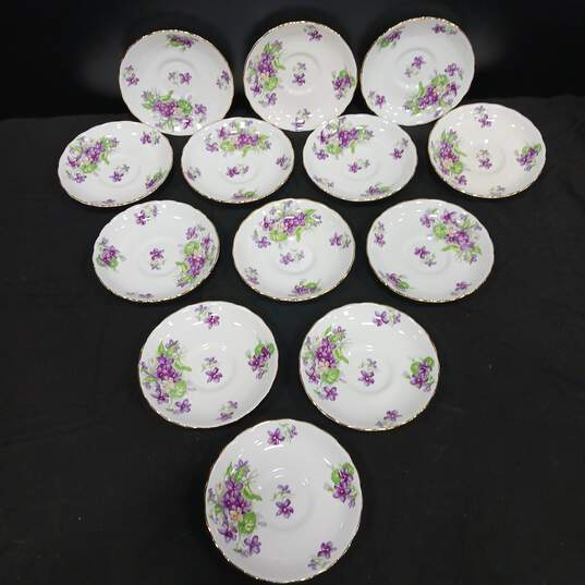 Tuscan Fine China Saucers13pc Lot image number 1