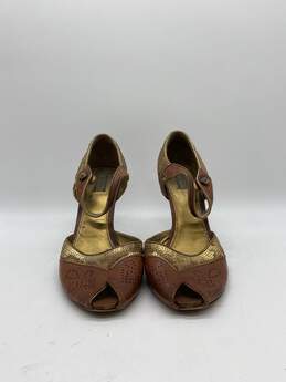 Prada Brown Pump Heel Women 5.5