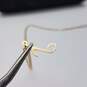 14k Gold Musical Note Pendant Necklace 1.9g image number 5