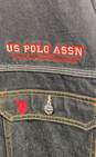 US Polo Assn Black Jean Jacket - Size XXL image number 4