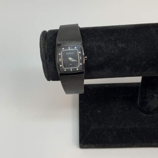 Designer Skagen Denmark Brown Adjustable Mesh Strap Analog Wristwatch image number 1