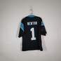 Mens Carolina Panthers Cam Newton 1 Football-NFL Pullover Jersey Size Small image number 2