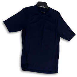 Mens Blue Regular Fit Short Sleeve Crew Neck Pullover T-Shirt Size Small