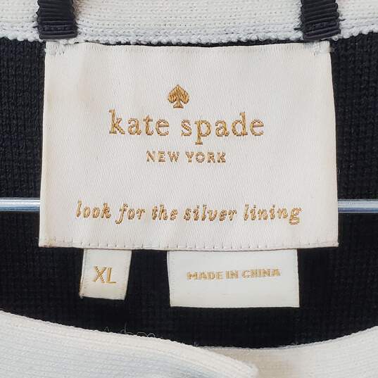Kate Spade Head in the Clouds Scuba Suit BLK/WHT Size XL image number 4