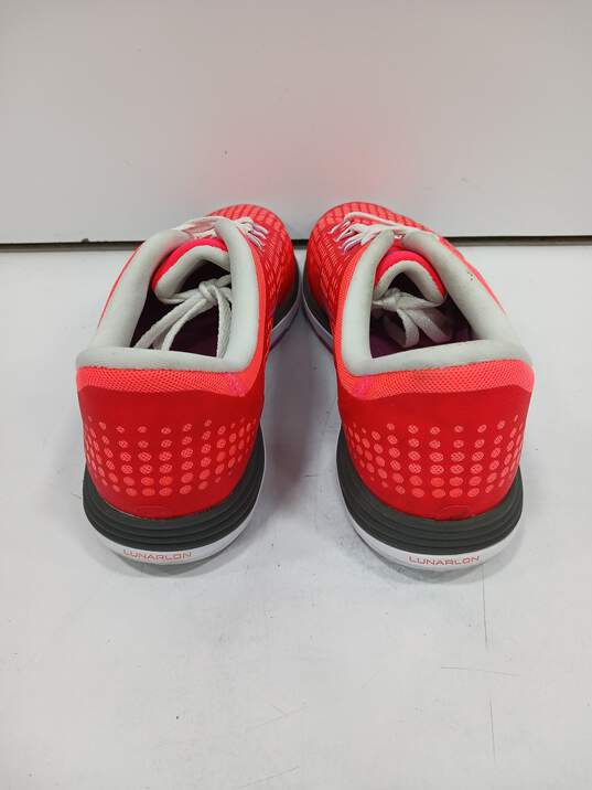 Nike Women's Lunar Empress Red Golf Shoes Size 8.5 image number 3