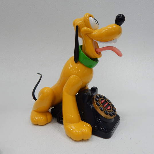 Vtg. Disney Pluto Talking Animated  Telephone image number 3