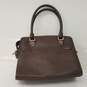 Vintage Dooney & Bourke Brown Pebble Leather Crossbody Handbag image number 3