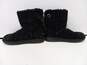 Women's Short Black Suede Boots Size 2 image number 3