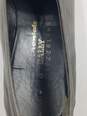 Authentic BALLY Gray Leather Loafers M 10M image number 8