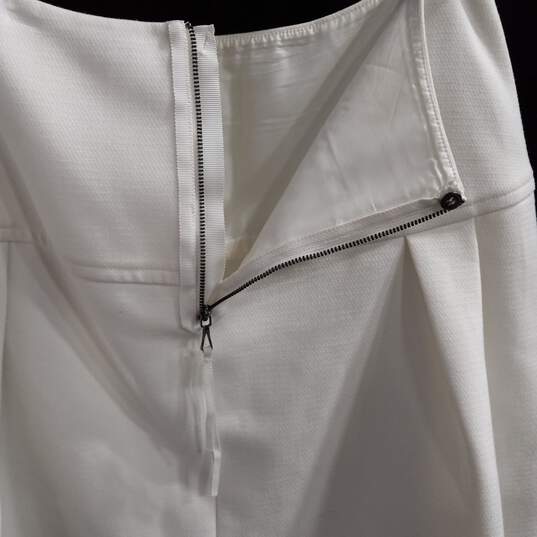 Leifsdottir Women's White Pleated Mini Skirt Size 6 image number 3