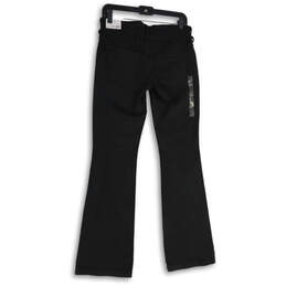 NWT Womens Black Denim Dark Wash Low Rise Bootcut Leg Jeans Size 27 alternative image