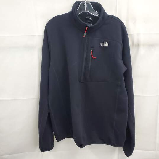 The North Face Summit Series Men's Black Half Zip Pullover Sweater Size L image number 1