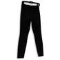 Womens Black Dark Wash Pockets Stretch Slim Fit Denim Skinny Jeans Size 4 image number 2
