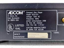VNTG Adcom Model GCD-575 Compact Disc (CD) Player (Parts and Repair) alternative image