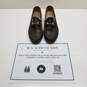 AUTHENTICATED Prada Black Patent Leather Square Toe Slip On Loafers Mens Size 10.5 image number 1