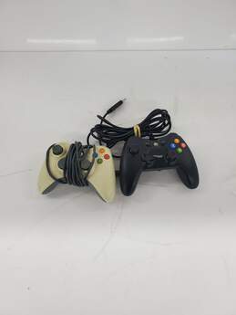 Xbox Video Game Console Wired Controllers - Untested