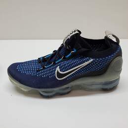 Nike Air Vapormax Flyknit Running Shoes Navy Blue White DZ5314-400 7Y alternative image