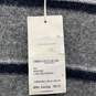 NWT Womens Gray Blue Stripe Crew Neck Long Sleeve Pullover Sweater Size S image number 4