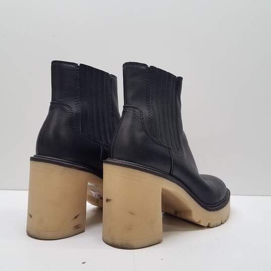 Dolce Vita Black Platform Ankle Boots Women's Size 8.5 image number 4