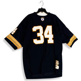 Mens Orange Blue #34 Walter Payton Chicago Bears NFL Jersey Size 3XL 56