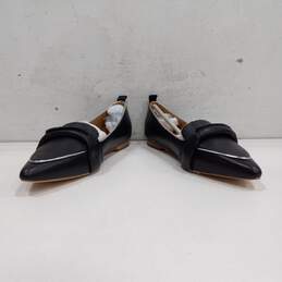 Bill Blass Women's Surit Black Leather Flats Size 7 IOB alternative image