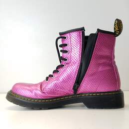 Dr. Marten Snake Skin Pink Design Women Boots s.4 alternative image