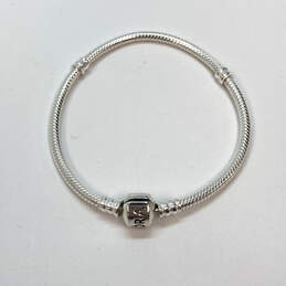 Designer Pandora S925 ALE Sterling Silver Barrel Clasp Rope Chain Bracelet alternative image