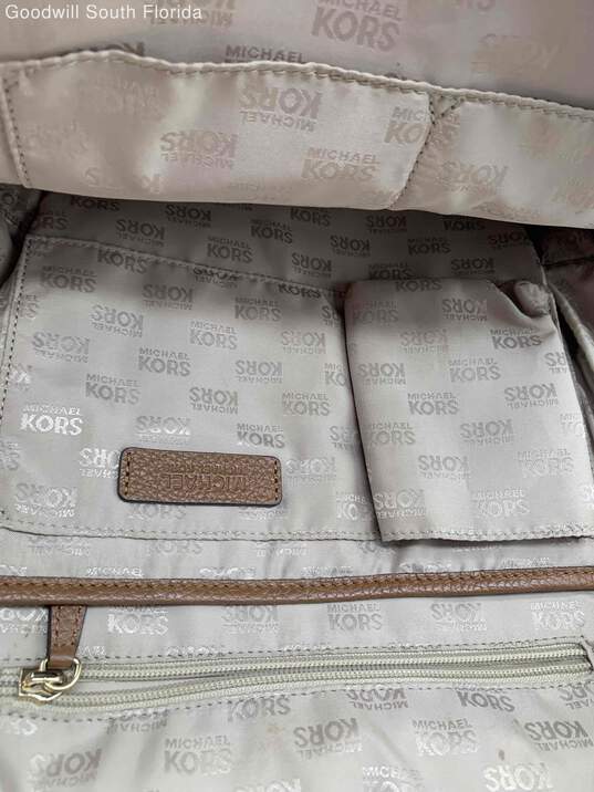 Michael Kors Womens Beige Backpack image number 3