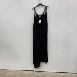 NWT Zingara Womens Black Sleeveless Pullover Maxi Dress Size 3
