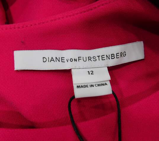 Diane Von Furstenberg Dragon Fruit Pink Carrie Dress image number 4