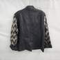 Nanette Lepore Sequin Zip Up Faux Leather Jacket Size XL image number 2