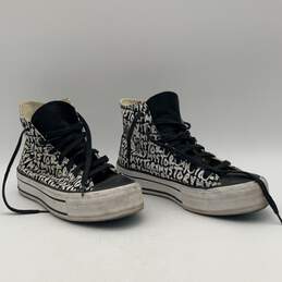 Womens Chuck Taylor All Star Black White High Top Lace Up Sneaker Shoes Size 7 alternative image