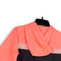 Womens Pink Gray Long Sleeve Hooded Full-Zip Windbreaker Jacket Size XS image number 4
