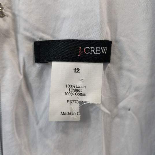 J. Crew Women's Sleeveless Blue Dress Size 12 image number 5